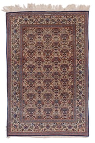 Fine Dabir Kashan Rug, Signed Dabir Sanaye, Persia, Ca. 1920, 4'6'' x 6'8''
