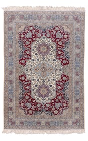 Fine Nain Rug, Persia, Ca. 1970, 7'2'' x 10'5''