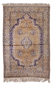 Kayseri Silk Rug, Turkey, Ca. 1920, 4'1'' x 6'3''