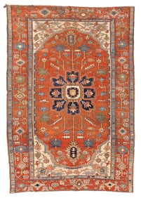 Karadja Serapi Rug, Persia, Ca. 1880, 6'11'' x 10'1''