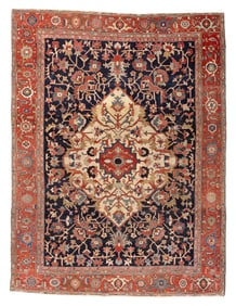Fine Serapi Rug, Persia, Ca. 1890, 8'0'' x 10'9''
