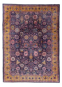 West Anatolian Tabriz Style Rug, Turkey, Ca. 1920, 9'10'' x 13'5''