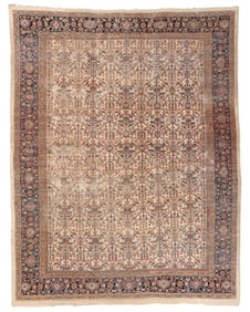 Shabby Chic Sultanabad Rug, Persia, Late 19th C., 10'3'' x 13'5''