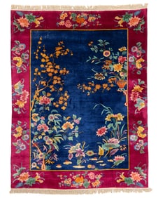 Chinese Art Deco Rug, Ca. 1930, 9'0'' x 11'8''