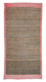 Checkerboard Rug, Tibet, Late 19th C., 3'0'' x 6'0''