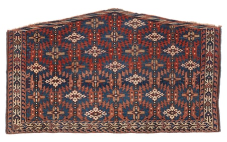 Yomut Turkmen Asmalyk, Central Asia, 19th C., 4’2” x 2’5”