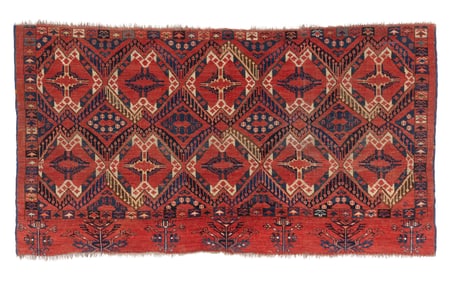 Ersari Turkmen Chuval, middle Amu Darya region of Central Asia, 19th century, 5’6” x 3’