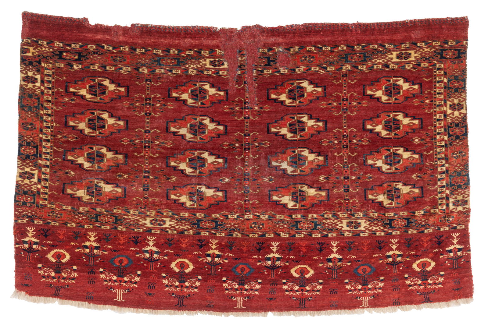 Tekke Turkmen Chuval, Merv Oasis Turkmenistan, 19th century, 3’9” x 2’4” (1 of 4)