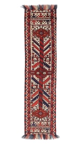 Yomud Tent Band Section, Turkmenistan, 19th C., 1'6'' x 5'0''