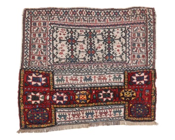 Luri Bakhtiari Bag Panel, Persia, Late 19th C., 2'9'' x 3'1''