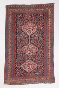 Khamseh Bird Rug, Persia, Ca. 1875, 4'2'' x 6'8''