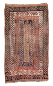 West Persian Kurd Rug, Ca. 1875, 4'2'' x 7'1''