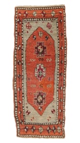 East Anatolian Kurd Yastik Rug, Turkey, 19th C., 1'4'' x 3'3''
