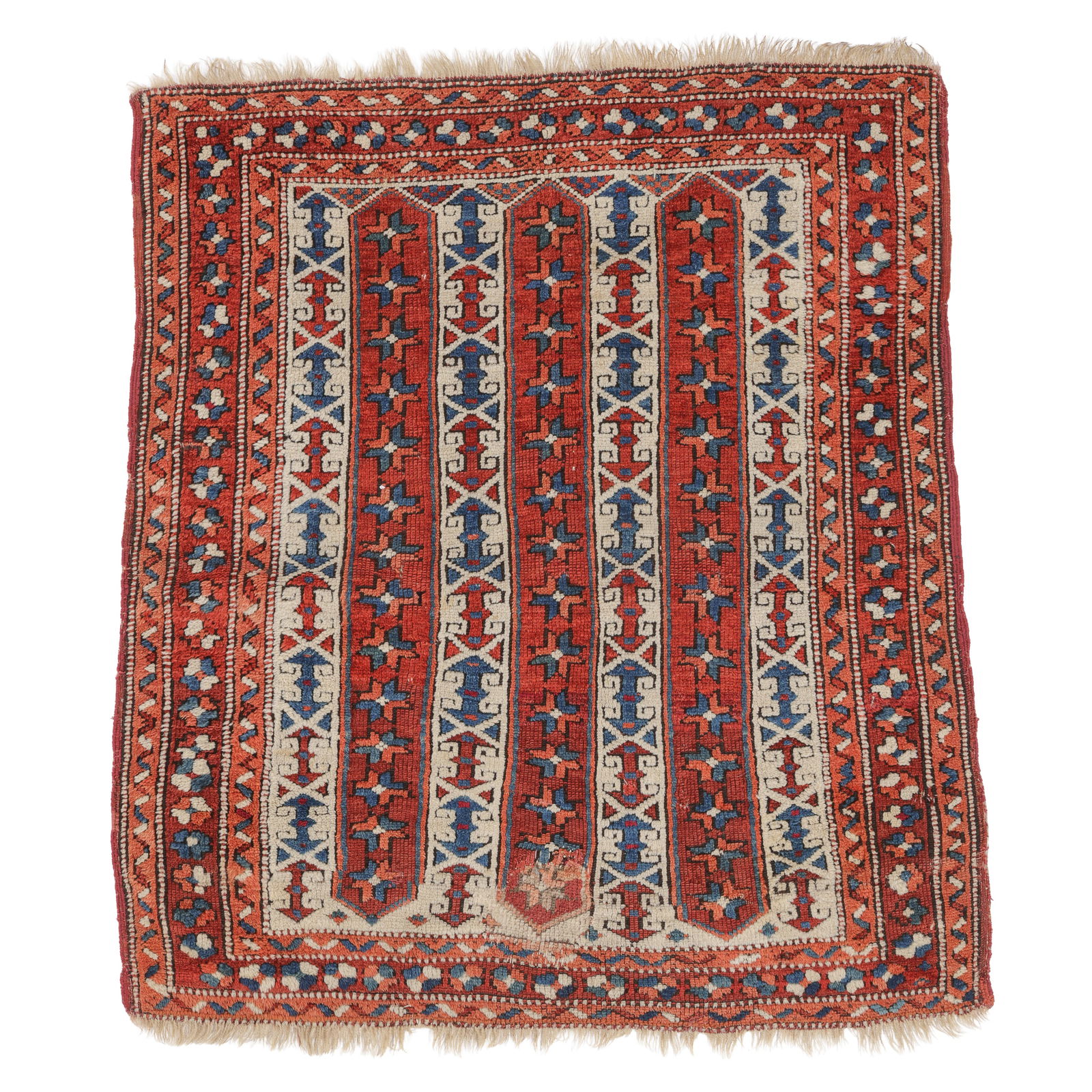 Bergama Rug, Turkey, Ca. 1870, 3'1'' x 3'5'' (1 of 4)