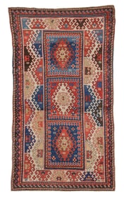 Borjalu Kazak Rug, Caucasus, Ca. 1875, 4'4'' x 7'6''