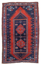 Armenian Kazak Rug, Caucasus, Ca. 1900, 4'10'' x 8'2''