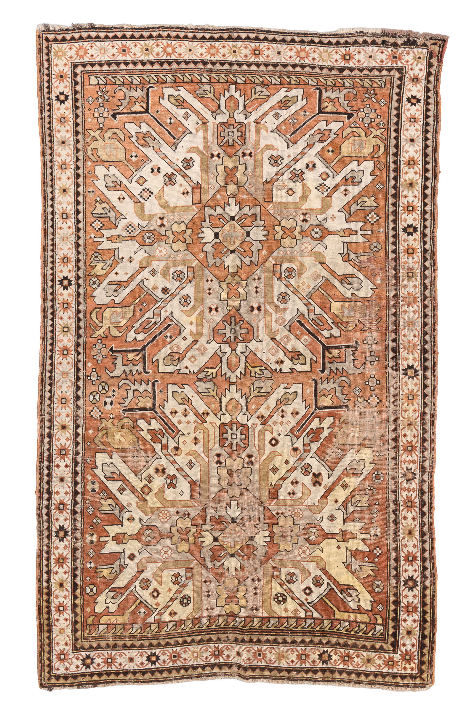 Eagle Kazak Rug, Caucasus, Ca. 1900, 4'10'' x 7'11'' (1 of 5)