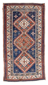 Kazak Rug, Caucasus, Late 19th C., 3'11'' x 7'5''