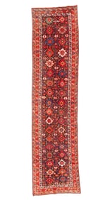 Armenian Kazak Rug, Caucasus, Early 20th C., 3'8'' x 14'8''