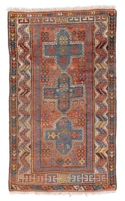 Kazak Rug, Caucasus, Ca. 1900, 4'0'' x 6'9''