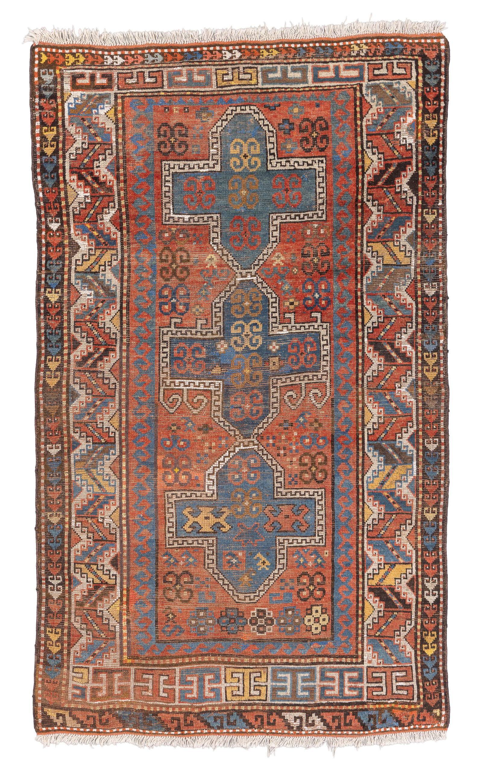 Kazak Rug, Caucasus, Ca. 1900, 4'0'' x 6'9'' (1 of 4)