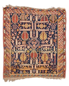 Kuba Rug, Caucasus, Late 19th C., 3'10'' x 4'4''