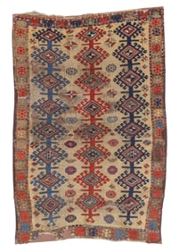 East Anatolian Rug, Turkey, Mid 19th C., 3'4'' x 6'2''