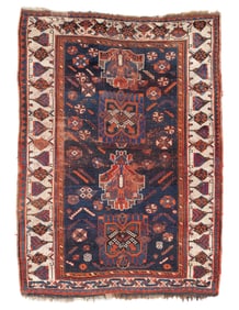 Luri Rug, Persia, Late 19th C., 4'3'' x 6'1''