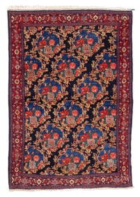 Senneh Rug, Persia, Ca. 1930's/40's, 4'5'' x 6'5''