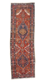 Heriz Rug, Persia, Ca. 1900, 3'2'' x 9'10''