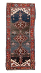 Luri Bakhtiari Rug, Persia, Ca. 1910, 3'10'' x 8'6''