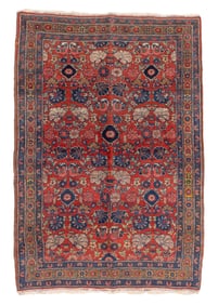 Kurd Bidjar Rug, Persia, Ca. 1930, 4'6'' x 6'5''