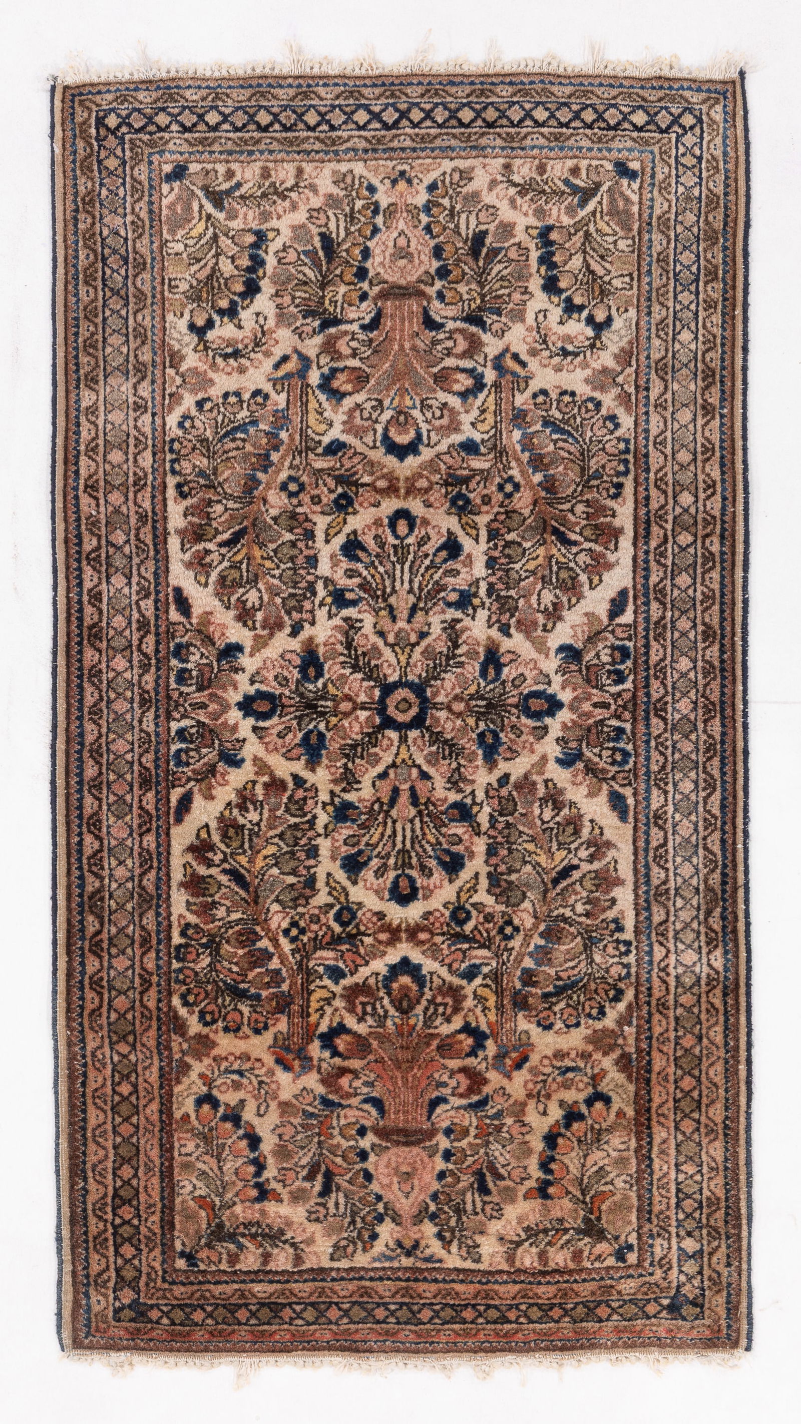 Sarouk Rug, Persia, Ca. 1930, 2'2'' x 4'0'': Sarouk Rug, Persia, Ca. 1930, 2'2'' x 4'0'' (66 x 122 cm). Weight: 7 lbs. Material: wool pile, cotton warp, cotton weft.