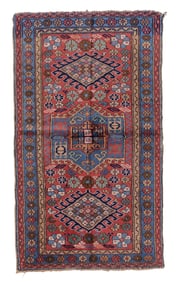 Heriz Village Rug, Persia, Early 20th C., 2'7'' x 4'8''