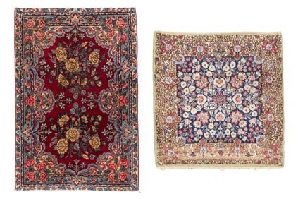 2 Small Kerman Rugs, Persia, Ca. 1930