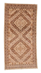 Khotan Rug, East Turkestan, Early/Mid 20th C., 6'3'' x 12'5''