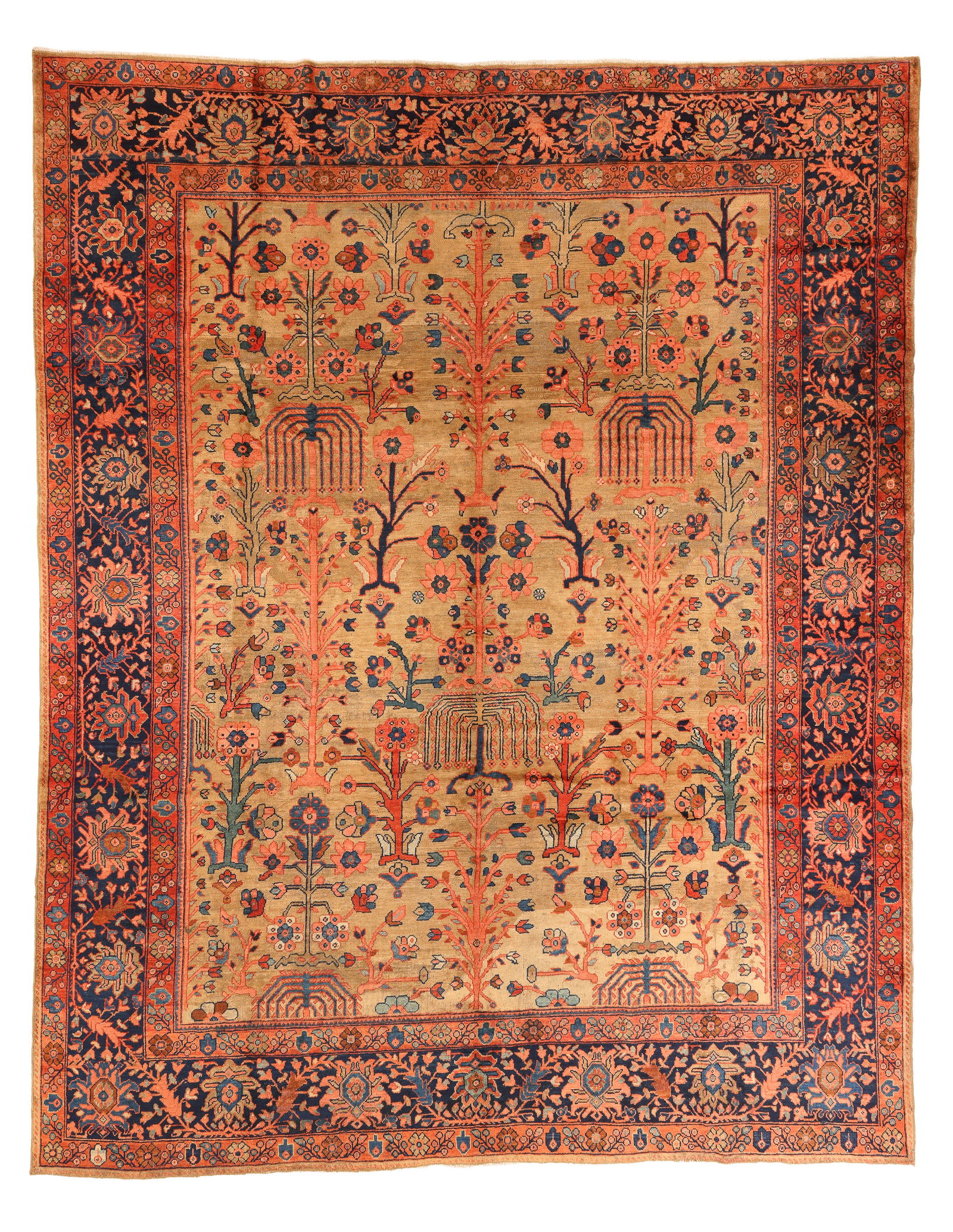 Fine Mahal Rug, Persia, Ca. 1900, 8'8'' x 10'11'' (1 of 6)