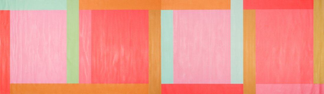 Douglas Ohlson, Abstract Oil on canvas, 1979: Douglas Dean Ohlson (America, 1936 - 2010, Active in New York) 10/10, 1979. Medium: Oil on canvas. Size: 72" x 248" (182 x 629 cm). Provenance: GlaxoSmithKline LLC.