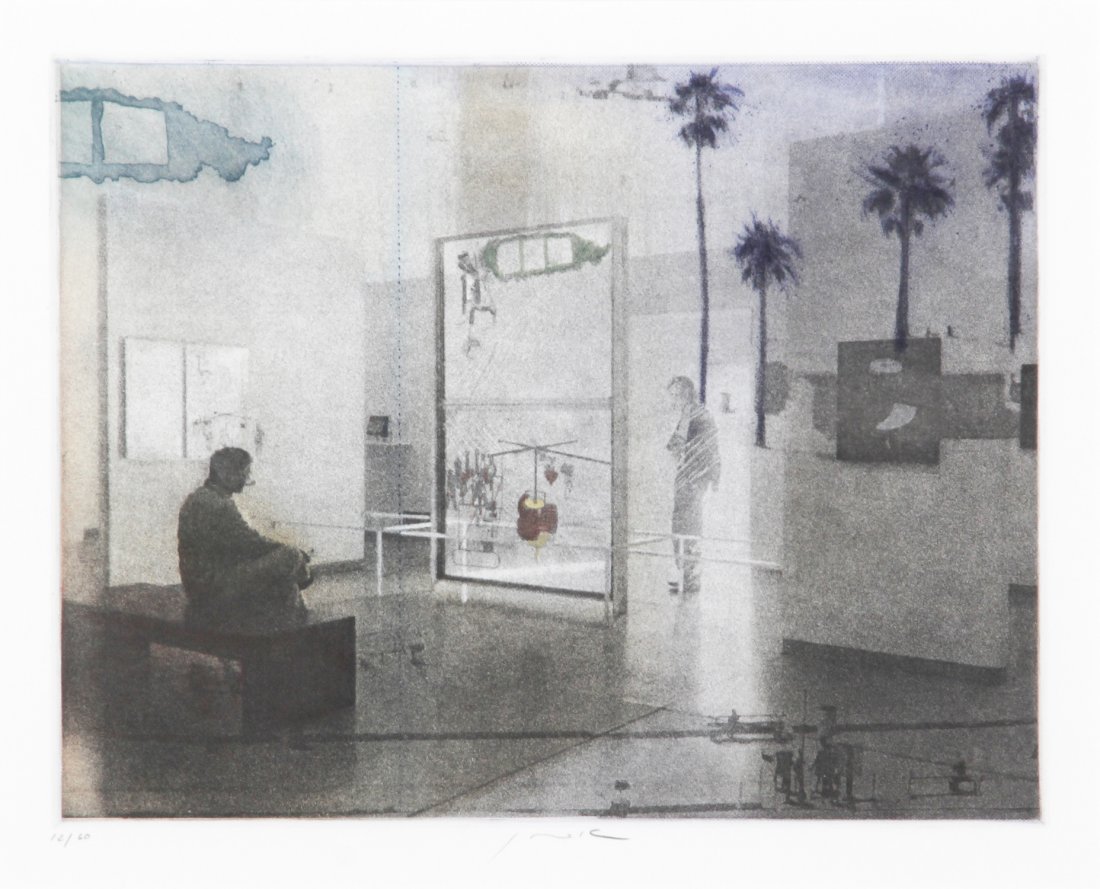 Duchamp Bride at PMA: Duchamp Bride at PMA. Medium: Etching. Size: 9" x 22". Provenance: GlaxoSmithKline LLC.