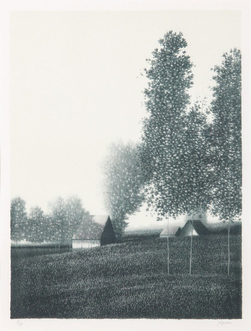 Robert Kipniss "SUMMER" from Four Season's Suite: Robert Kipniss (American, b. 1931), "SUMMER" from Four Season's Suite, ed: 14/100. Size: 25" x 20.5" (51 x 63 cm). Provenance: GlaxoSmithKline LLC.