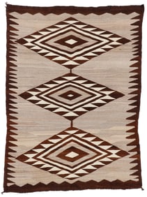 Pan Reservation Navajo Rug, 1930-1940, 5'8'' x 7'7''