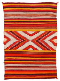 Navajo Transitional Rug, 1900-1920, 4'6'' x 6'7''