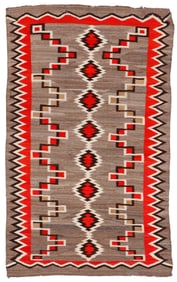 Navajo Transitional Rug, circa 1920, 4'5'' x 7'3''