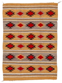 Navajo Rug, 1950-1960, 3'8'' x 5'3'