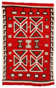 Navajo Transitional Rug, 1900-1910, 4'10'' x 7'7''