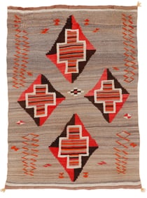 Navajo Rug, Transitional Period, c. 1900, 3'6'' x 4'10''
