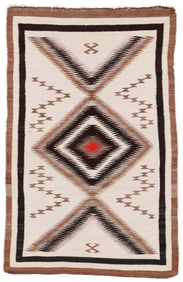 Navajo Rug, 1940s, 2'2'' x 3'4'