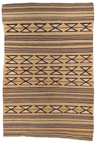 Navajo Chinlee Variant Rug, 1950-1960, 4'11'' x 3'4''