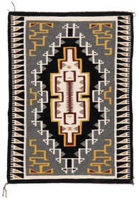 Navajo Rug, 1960-1980, 2'7'' x 3'6''