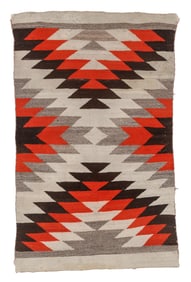 Navajo Transitional Rug, 1910-1920, 3' x4'8"
